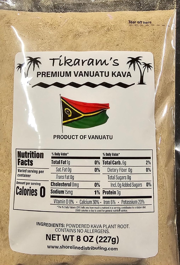 Kava Kava - Premium Vanuatu Kava 1/2 libras (8 onças) - Fiji Market Wholesale