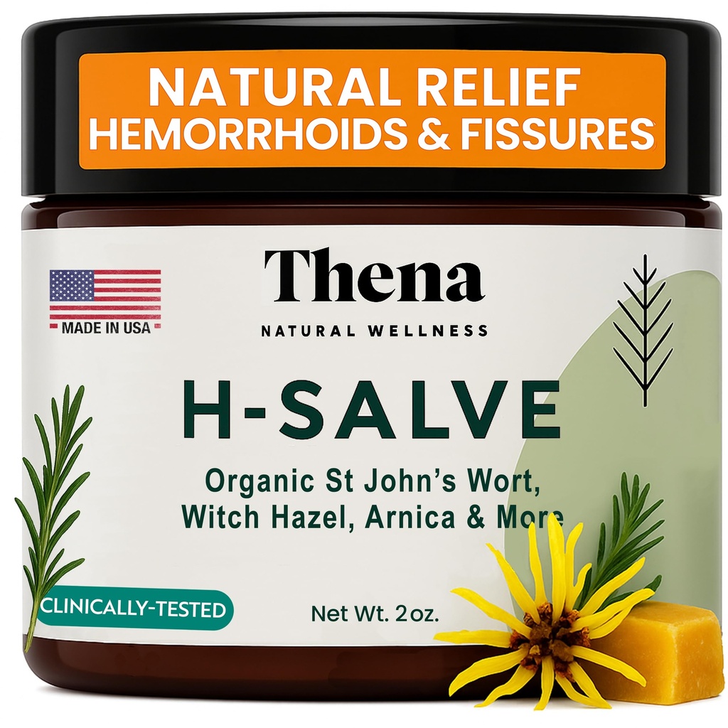 Tratamento de hemorróidas intensa 100% creme de hemorróidas naturais & Fissure Ointment controle de lavanda orgânica Arnica Bruxa Hazel cura rápida força máxima, melhor com Thena Sitz banho de molho para mulheres homens