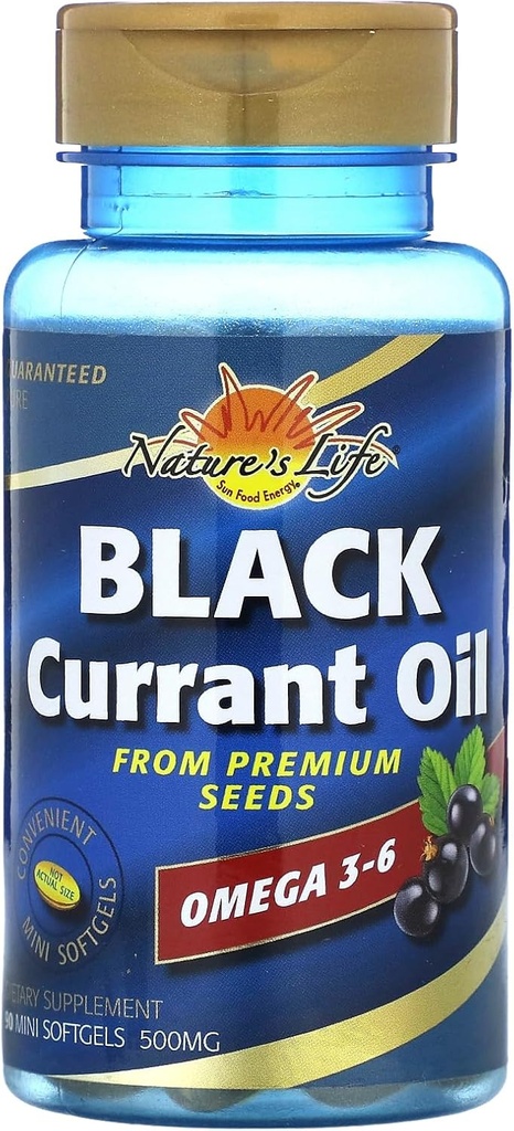 Saúde a partir do Suplemento Alimentar Sun, Groselha Negra, 500 mg, 90 géis macios