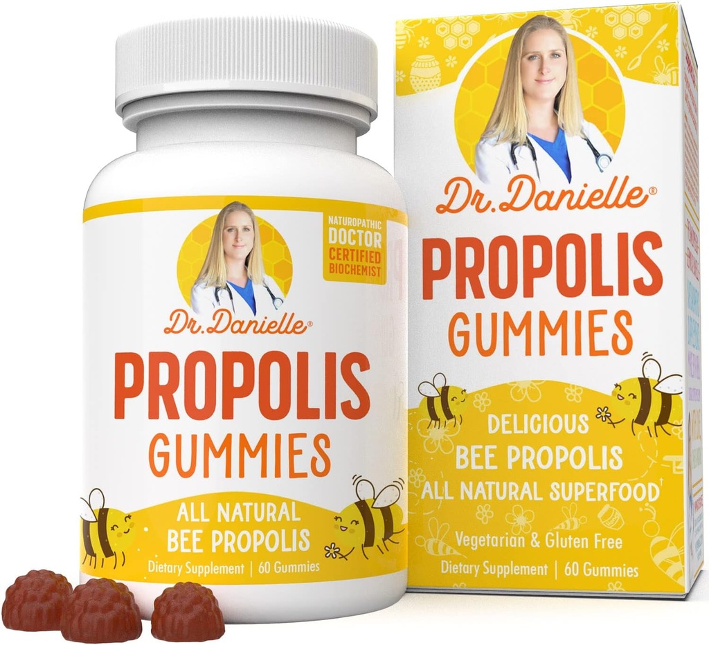 Gummies Própolis por Dr. Danielle, Melhor Suplemento Própolis Gummy, 500mg