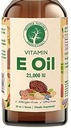 Essenciais da Natureza Natural Vitamina E Oil Food Grade, 21,000UI d-Alpha-tocoferol, não Processado.