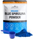 Botânicos estrela solitária espirulina azul orgânico em pó - 100% puro azul-verde algas, Sem cheiro de peixe, Vegan Superfood para smoothies & drinks, Não OGM, Gluten-Free, Vegan