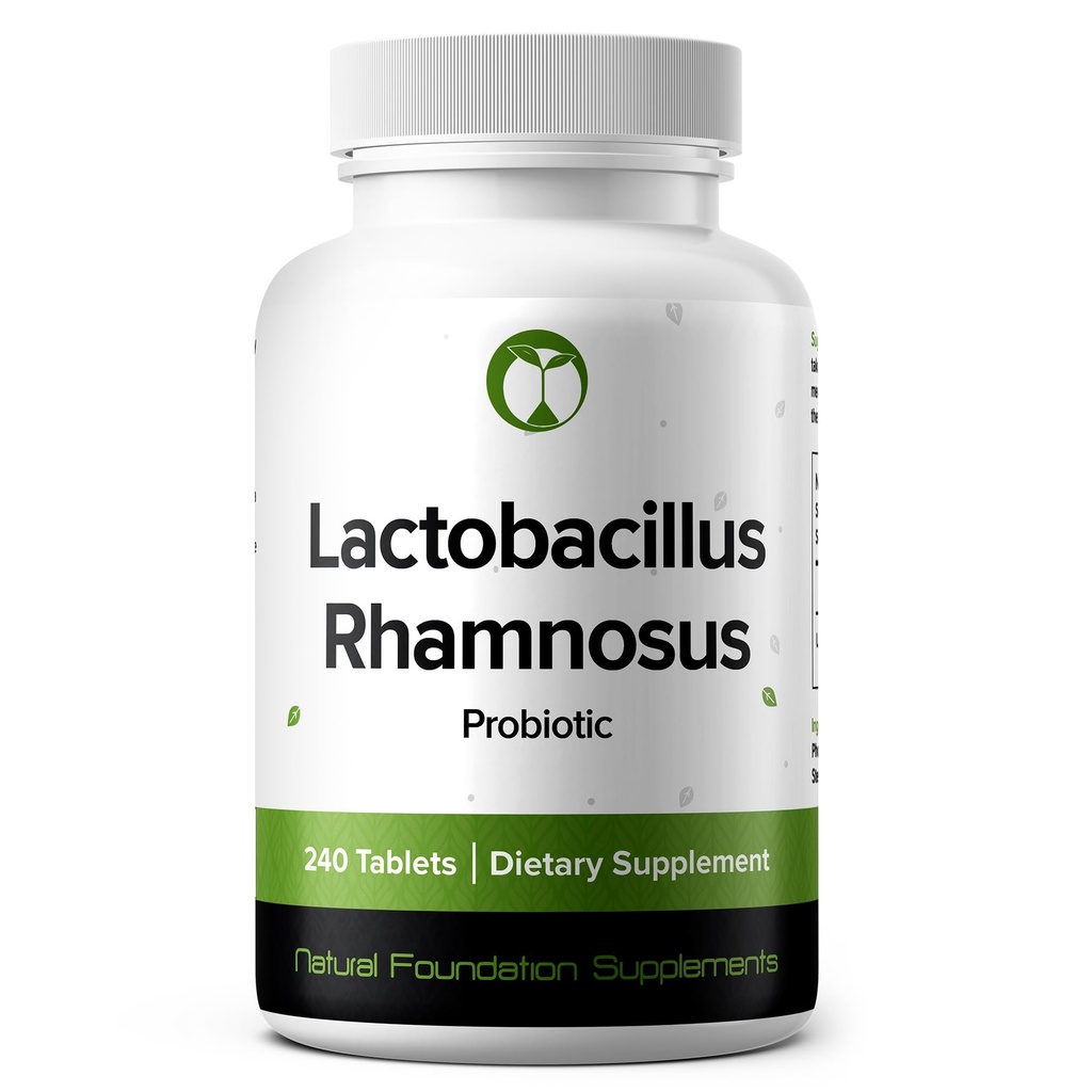 Lactobacillus Rhamnosus Suplemento Probiótico 240 Comprimidos 3 Bilhões de UFC Probióticos para Homens e Mulheres Suporta Digestivo intestinal & Gut Health (240, Lactobacillus Rhamnosus)