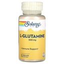 SOLARAY L Cápsulas de Glutamina 500 mg - Suporte Imune - Aminoácido Grátis - Lab Verificado, 60 dias de garantia de reembolso, 50 Servings, 50 VegCaps