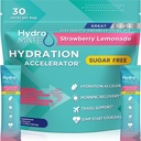 Pacotes de hidratação sem açúcar de pó de eletrólito Morango limonada HydroMATE 30 Sticks