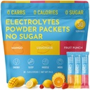 Keto Vitals Eletrolíticos originais Em pó Pacotes de Hidratação Eletrolítica amigável Keto Pacotes de Hidratação de Açúcar Livre Eletrolíticos Misture Energia Zero Caloria Zero Carb (Original Assorted, 30 Count)