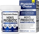 Probióticos Escolha do Médico para Homens - 70 Bilhões UFC - 8 Strains - Selênio & Prebióticos - Suporta Saúde Digestiva, Microbiome, Colón, & Saúde Imune - Probiótico do Homem Avançado - 15ct Tamanho da Amostra