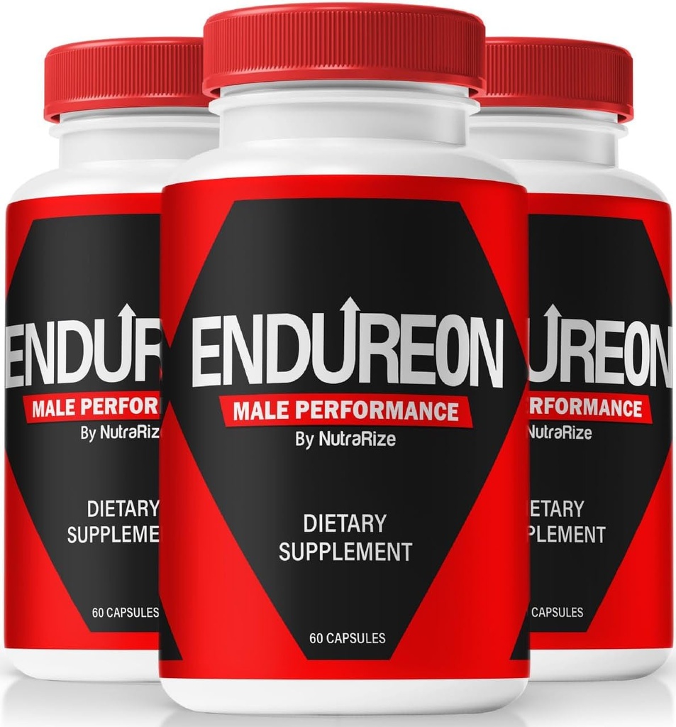 (3 Pack) Endureon Male Performance Pills - Fórmula original masculina com mistura natural para apoiar desempenho, resistência e energia - Easy-to-Swallow Endureon Pro para homens (180 Cápsulas)
