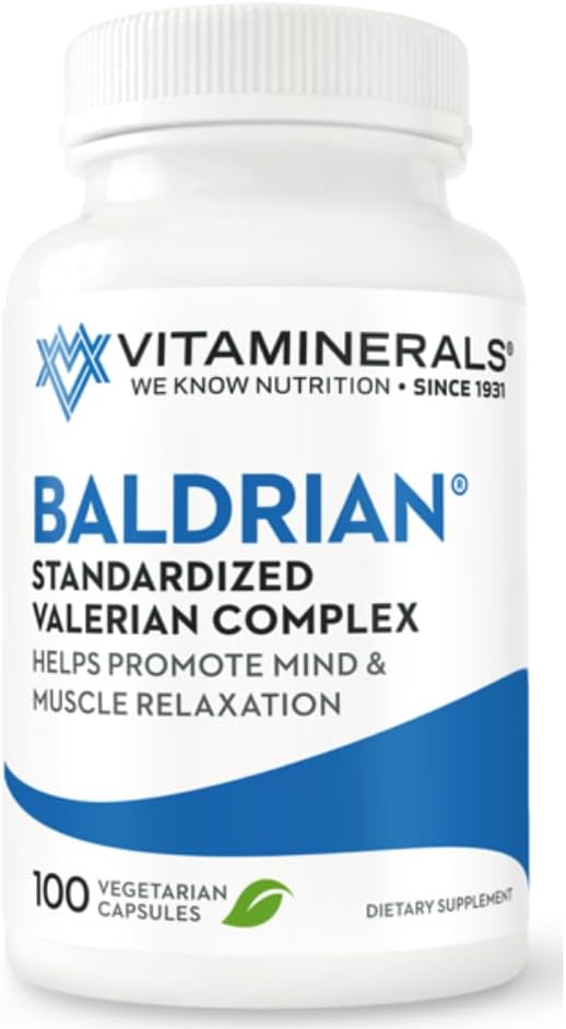Vitaminais 33 Baldrian® Original Natural Relaxing Support Valerian padronizado (100)