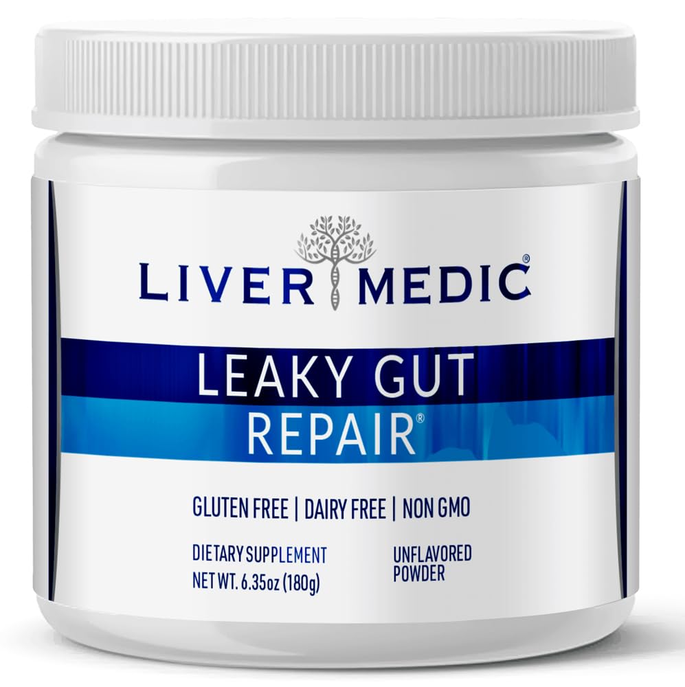 Esvaziar Gut reparação Gut saúde Suporte em pó Glutamina Slippery Elm para IBS alívio da azia Bloating para acalmar estômago para mulheres e homens Cápsulas (desfolhado) 180g