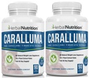Herbal Nutrition Caralluma Fimbriata 180 Cápsulas Duas Garrafa Embalagem Força Máxima 10:1 Taxa de Extrato 1200mg Dieta All-Natural, Energia, Endurance e Suplemento de Gestão de Peso