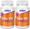NOW Supplements, Daily VitsTM, One Tablet Daily with Lutein & Lycopene, 100 Tablets (Pack of 2)