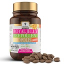 BEE e você Royal Jelly + Própolis + Pollen comprimidos mastigáveis - alta potência - sem sabor artificial / conservantes - sem açúcar adicionado - sem soja / leite / gelatina / GMO / Gluten, 500 mg x 60 comprimidos
