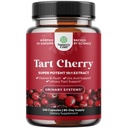 Cápsulas de Tart Cherry - Tart Cherry Extract Cápsulas 7500mg para Limpeza de Ácido Urico para Gota e Rim Suporte - Suplemento de Extrato de Frutas para Trato Urinário Saúde e Apoio Conjunto - 240 Ct