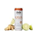 LEILO □ Kava Alimentado Moscow Mule Mocktail Bebida □ 12-Pack – Sugar-Free & Non-ALC Suporte de Relaxamento Funcional □ 12 latas fl oz (Pack de 12)