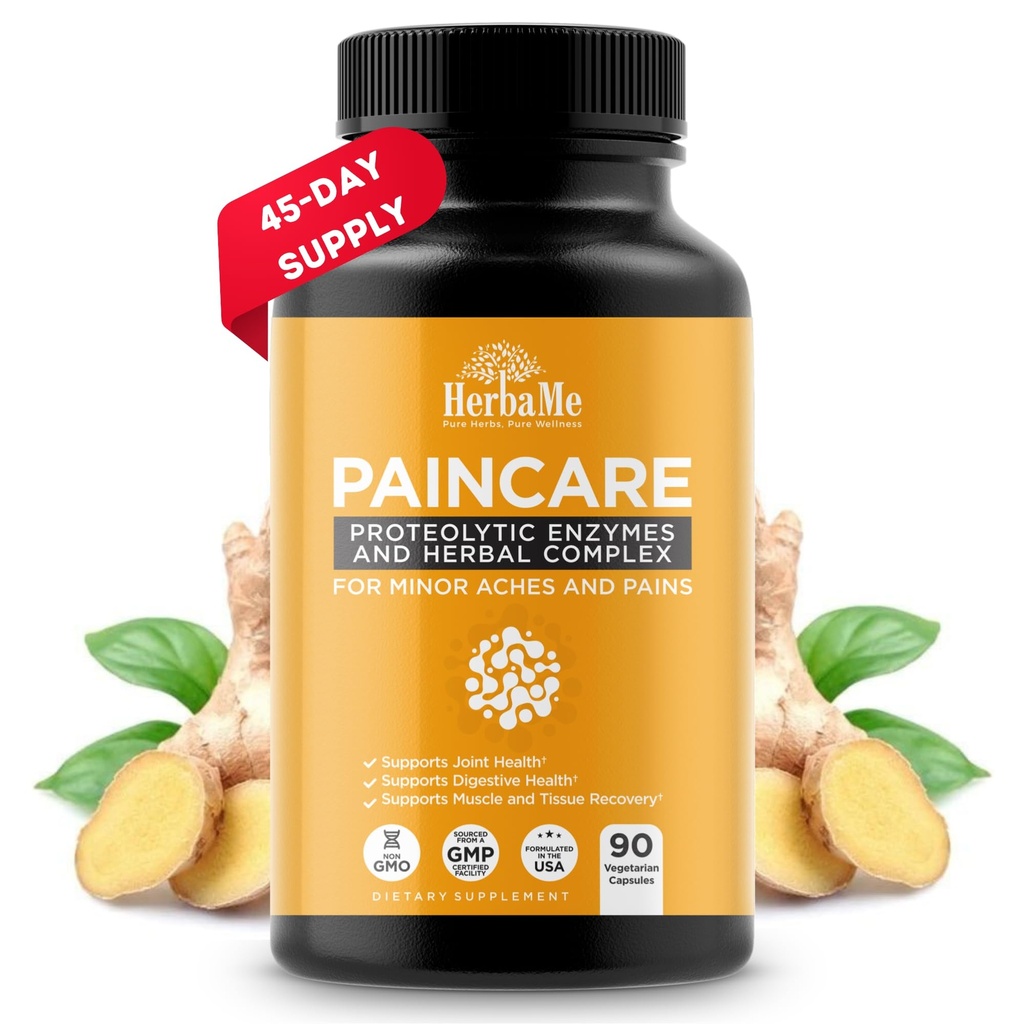 Enzimas proteolíticas Suplemento com Serrapeptase - Devils Claw, 90 Cápsulas, Promove o alívio de articulações, saúde muscular e tecidual com mobilidade duradoura, Atletas pós-treino Suporte de recuperação
