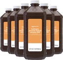 Basics Hidrogênio Peróxido Solução tópica USP, Sem sabor, 32 Fl Oz, Pacote de 6