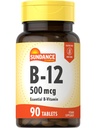 Sundance Vitamina B-12 500mcg ou 90 comprimidos vegetarianos