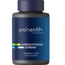 ProHealth Hydroxytyrosol Extreme - Suplemento de Hidroxytyrosol, Extrato de Folha de Olive (Olive Leaf Extract Organic) (90 Cápsulas Vegetarianas) Gluten Free, Soy Free.