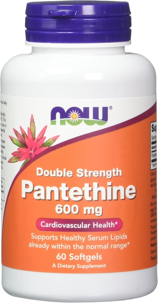 Agora Alimentos, Pantetina 600 mg, 60 Softgels (Pacote de 2)