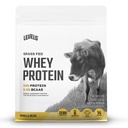 Níveis Feita de grama Whey Protein Powder, Sem artificiais, 24G de proteína, feijão de baunilha, 1LB