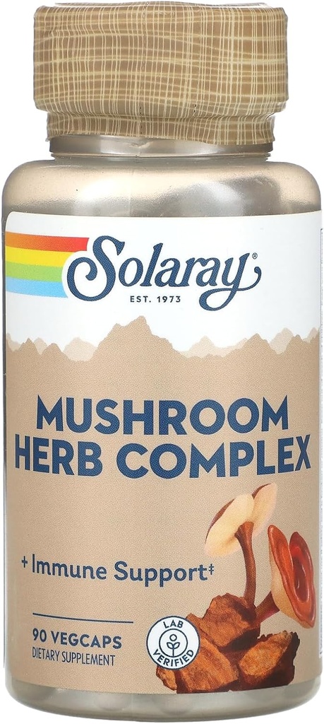 Solaray Mushroom Complete 8-90 Cápsulas Vegetarianas
