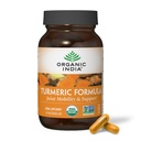 ÓRGÂNICA ÍNDIA Curcumina Acumérica com Pimenta Negra - Suplemento Orgânico Acumênico e Suplemento de Curcumina, Cápsulas Acuméricas, Suporte Conjunto e Suporte do Sistema Imune, Raiz inteira, Trikatu - 90 Cápsulas