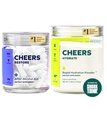 Cheers Combo clássico Restaurar + Hidratar + Sentir-se melhor depois de beber DHM, L-Cysteine, B-Vitamins, Eletrolíticos 12 doses Cada suporte de fígado