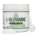 L Glutamina em pó 1,1lbs (100 Servings of 5 Grams Cada - terceiro partido testado L-Glutamina em pó) sem sabor, Keto, Vegan Friendly (com Scoop) para o exercício Endurance e Gut Saúde por madeira dupla