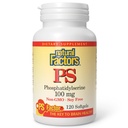 Fatores Naturais, Fosfatidilserina, Suporte para Memória, Concentração e Funções Cérebro, Soja e Glúten Livre, 120 Softgels