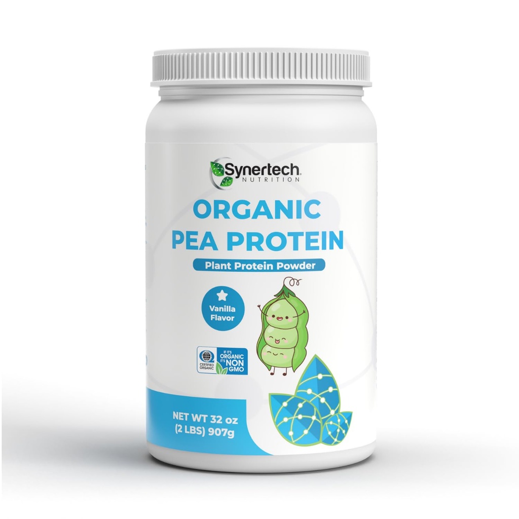 Vegan Vanilla aromatizado planta-baseada proteína de ervilha (2lbs)