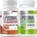 Astaxantina lipossómica 24MG com Artemisina 600 mg