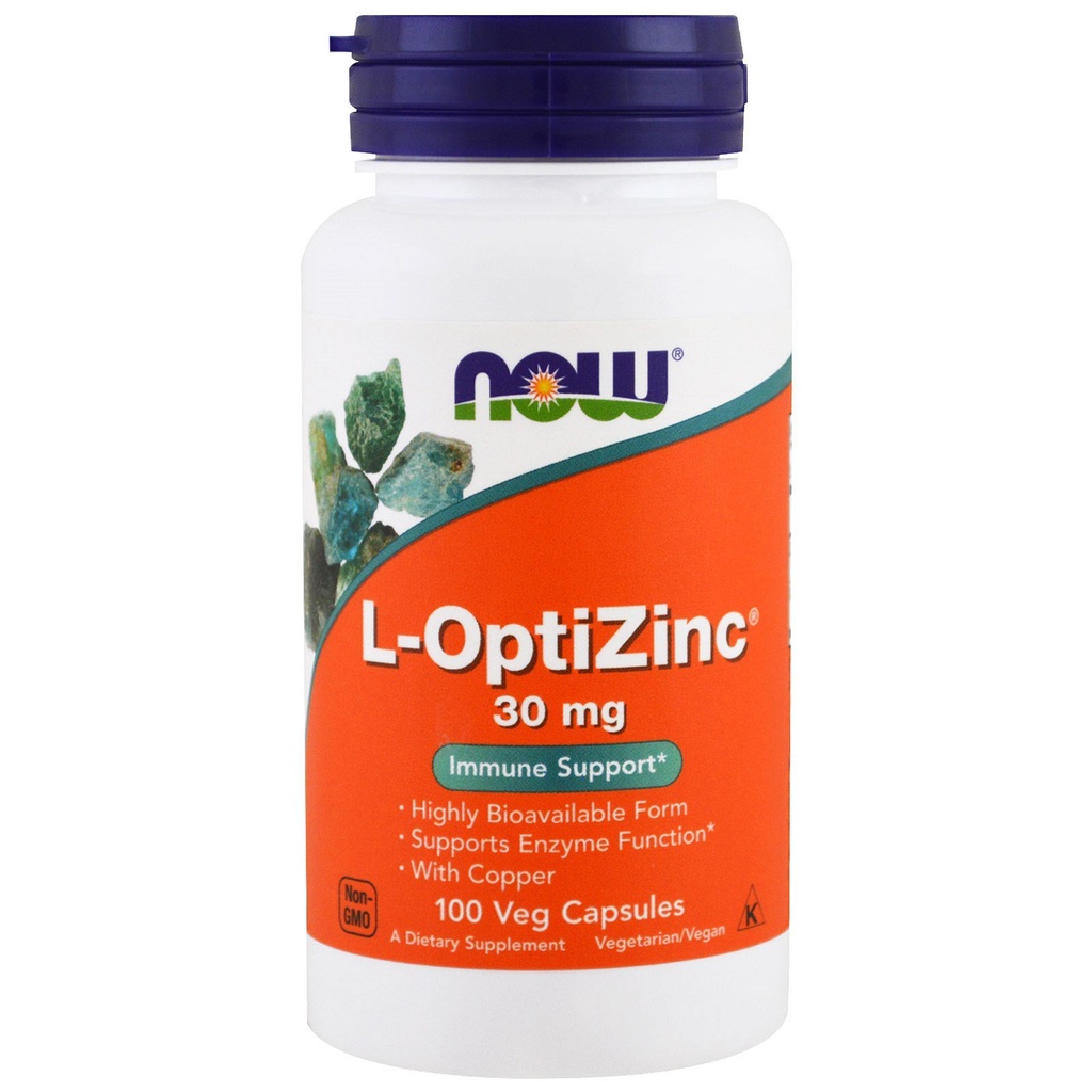 AGORA Opti L-zinc, 30mg, 100 cápsulas (embalagem de 3)