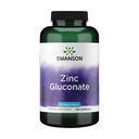 Gluconato de zinco de Swanson - Suplemento mineral que promove a saúde da próstata, saúde da visão, e suporte imunológico - Forma de Gluconato para Absorção Optimal - (250 cápsulas, 50mg cada)
