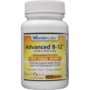 Laboratórios de Maravilha Vitamina B12 Sublingual (1000 mcg), B6 (5mg), Ácido Fólico(400 mcg) e Biotina (25mcg) - Formulado com Metilcobalamina Vitamina B-12 (100 comprimidos)