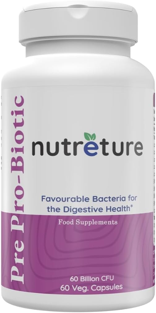 60 Bilhões de probióticos para homens 60 Cápsulas Mens probiótico Suplemento Prebióticos para Gut Saúde Probióticos para Saúde Digestiva