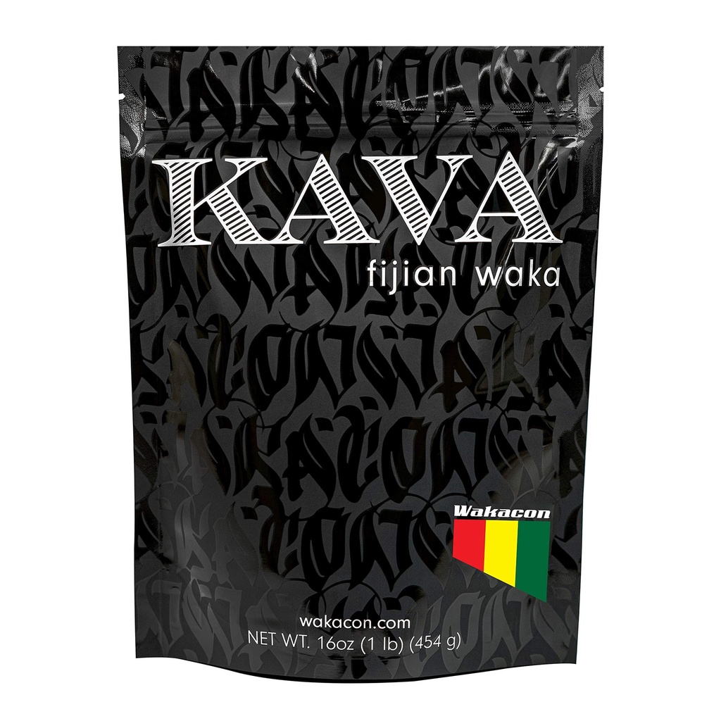 Kava Waka Powder – Autêntico, Nobre Kava Root Powder de Fiji – Premium, Responsavelmente Fonte, 16 Oz