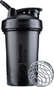 BlenderBottle clássico V2 Shaker garrafa perfeita para batidos de proteína e pré-treino, 20-onça, preto