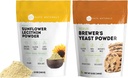 Kate Naturals Girassol Lecitina em pó (4 onças) & Levedura de cerveja (12 onças)