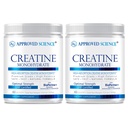 Aprovado Ciência Creatina Monohidrato em pó com BioPerine - Suporte de treino - 120 Servings - 5g por serviço - sem sabor - Pacote de 2 - Não-GMO, Vegan