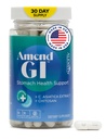 Amend GI All-Natural Stomach Health Support 60 Cápsulas - Nutracêutico para Sintomas de Úlcera Induzida por Estresse - Suporta Saúde Healing e Digestiva com Asiatica Extract & CM Chitosan