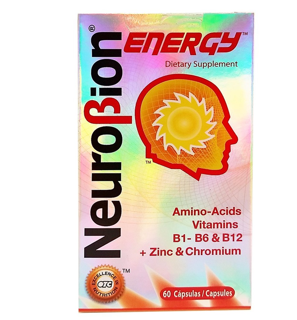 Neurobião, Aminoácidos Energéticos, 60 Count (Pack of 3)
