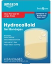 Cuidados básicos Avançados de cura rápida Bandagens de gel hidrocolóide, Vestido de ferida grande, 4 quilates