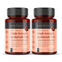 Pureclinica Ácido Hialurónico 300mg x 360 Comprimidos (2 frascos de 180-12 meses de fornecimento). Ácido Hialurónico Triplo Força. 300% mais forte do que qualquer outro comprimido HLA.
