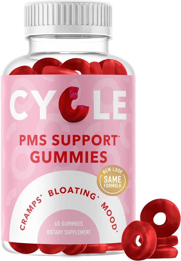 PMS Relief Gummies Equilíbrio Hormônio, Bloating, Hormonal Acne & Mood Swing Suporte .