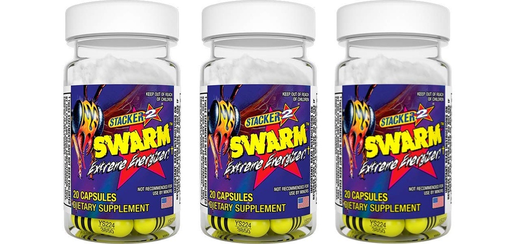 Swarm Extreme Energizer 20 Cápsulas (Pacote de 3)