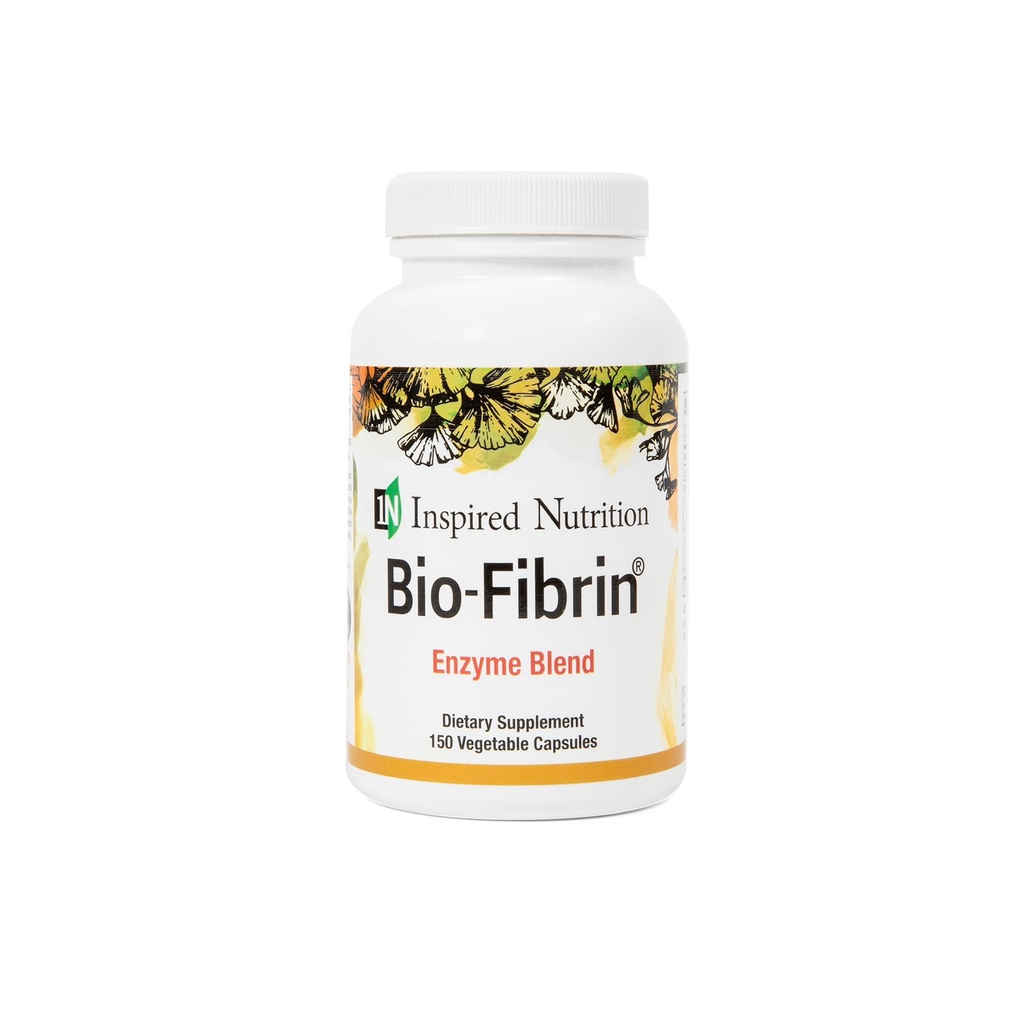 Bio-Fibrin® Supplement - Multi Enzyme - Fibrin Defense Proteolytic Enzimas - 150 Cápsulas