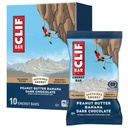 CLIF BAR - Barras de Proteínas Energéticas - Banana de Manteiga de Amendoim com Chocolate Escuro - Feito com Aveia Orgânica - Barras de Energia - Não-GMO - (10 Pack)