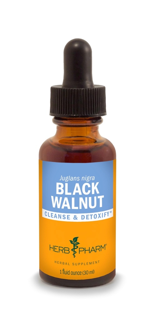 Herb Pharm Black Walnut Extract líquido para limpeza e desintoxicação - 1 onça