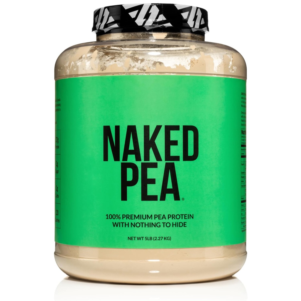 Ervilha Naked - 5LB 100% ervilha proteína pó de fazendas norte-americanas - sem sabor Vegan ervilha proteína isolate - planta proteína pó, fácil de digerir - 76 Servings